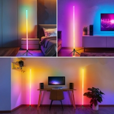 RGB LED lazda su stovu