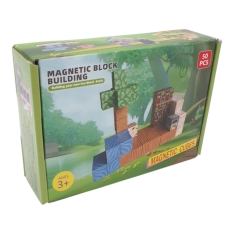 50 magnetinių kubelių rinkinys