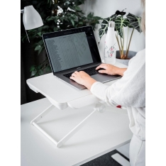 Reguliuojamas nešiojamas stalo paaukštinimas darbui stovint