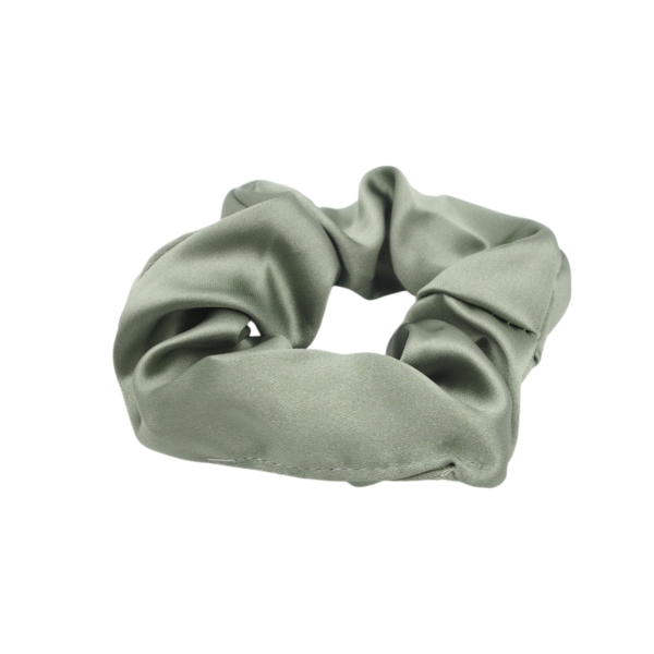 Satininė plaukų gumytė (žalia)