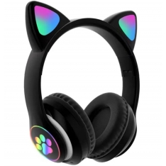 Belaidės Ausinės Su LED Ausimis