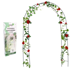 Metalinė sodo pergola vijokliniams augalams 140 × 38 × 240 cm
