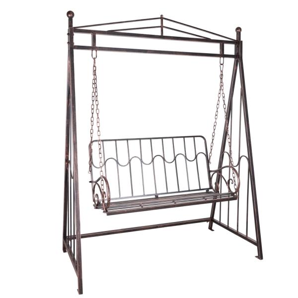 Sodo supynės metalinės, antikinės rudos spalvos