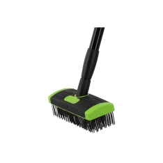 Teleskopinė šepečių sistema piktžolėms ir trinkelėms