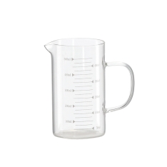 Stiklinis matavimo ąsotėlis 0,5 l su padalomis