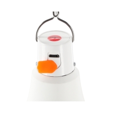 Saulės energija įkraunama LED lempa