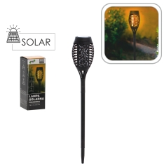 Saulės energija maitinamas sodo LED šviestuvas „Fakelas“