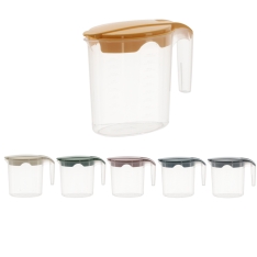 Matavimo ąsotėlis su dangteliu 1 l