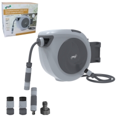 Automatinė sodo žarnos ritė su žarna 20 m