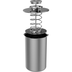 Slėginė kumpio viryklė 1,5 kg su termometru ir maišeliais