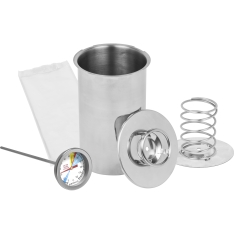 Slėginė kumpio viryklė 1,5 kg su termometru ir maišeliais