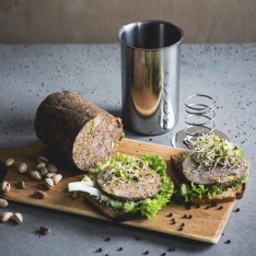 Slėginė kumpio viryklė 1,5 kg su termometru ir maišeliais