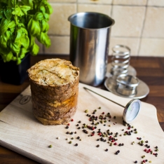 Slėginė kumpio viryklė 1,5 kg su termometru ir maišeliais