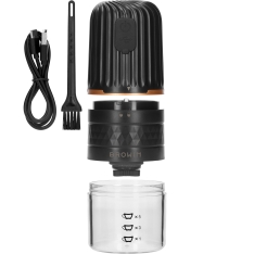 Elektrinis kavos malūnėlis su keraminiu girnų mechanizmu