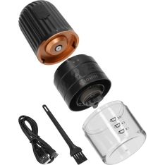 Elektrinis kavos malūnėlis su keraminiu girnų mechanizmu