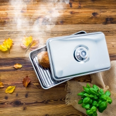 Mobilioji nerūdijančio plieno rūkykla