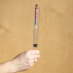 Nedūžtantis alkoholio matuoklis su matavimo cilindru