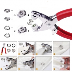 Metalinės spaudės (kniedės) su replėmis