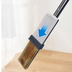 Plokščias grindų šluostės rinkinys su vandens išspaudimo sistema