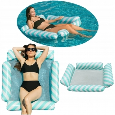 Pripučiamas vandens hamakas / čiužinys su tinkleliu