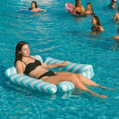 Pripučiamas vandens hamakas / čiužinys su tinkleliu