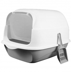 Uždara kačių kraiko dėžė su kastuvėliu