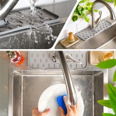 Silikoninė kriauklės apsauga nuo vandens taškymosi