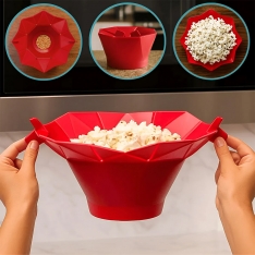 Silikoninis spragėsių indas mikrobangų krosnelei