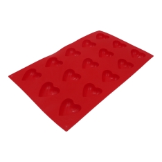 Silikoninė forma širdelės formos saldainiams