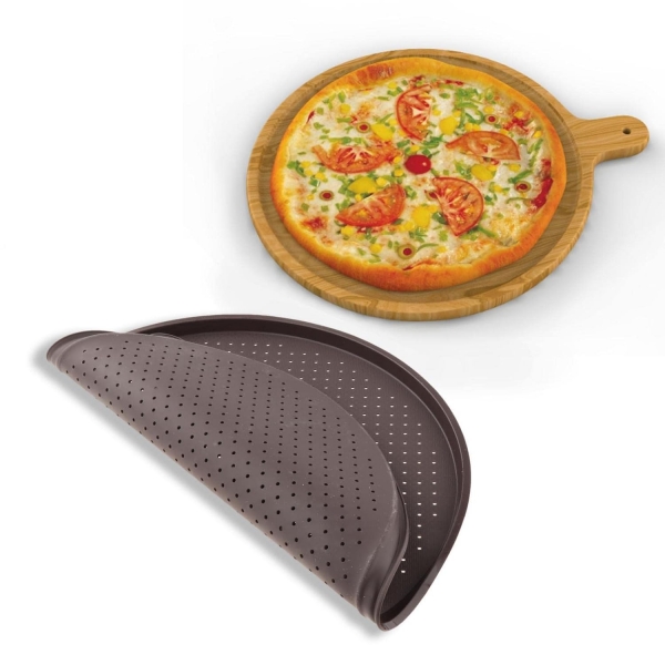 Perforuota kepimo forma picai – Ø34,5 × 1,5 cm