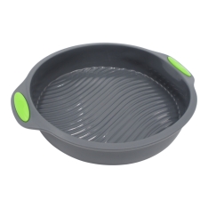 Apvali silikoninė kepimo forma