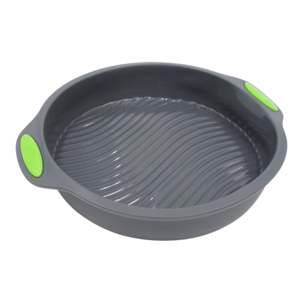 Apvali silikoninė kepimo forma