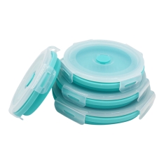 Silikoninių sulankstomų maisto indelių rinkinys (4 vnt.)