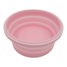 Silikoninių sulankstomų maisto indelių rinkinys (4 vnt.) rožinė