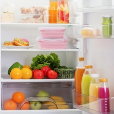 Stačiakampių silikoninių maisto indelių rinkinys