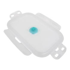 Stačiakampių silikoninių maisto indelių rinkinys (mėlyna)