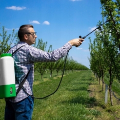 Akumuliatorinis nugarinis sodo purkštuvas 16 l