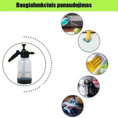 Rankinis slėginis sodo purkštuvas 2 l (skaidrus)