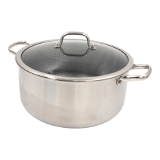 32 cm nerūdijančio plieno puodas su dangčiu