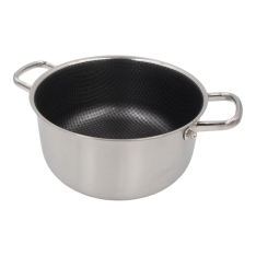 28 cm nerūdijančio plieno puodas su dangčiu