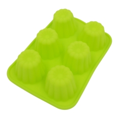 Silikoninė mini keksiukų forma (6 vnt.)