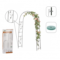 Sodo pergola su dekoracijomis 114 × 37 × 230 cm