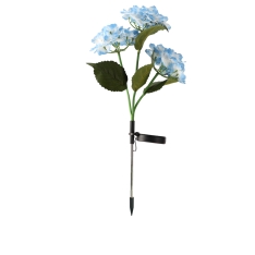 Saulės energija maitinama dekoratyvinė LED lempa „Hortenzija“, 68 cm