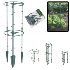 Plastikinė augalų atrama – reguliuojamo aukščio