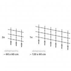 Plastikinė augalų atrama – modulinė sienelė (1 vnt.)