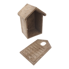 Inkilas zylėms iš polimermedžio su ovalia landa 5 × 3 cm