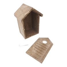 Inkilas paukščiams iš polimermedžio su 3,5 cm. skyle