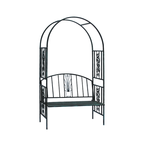 Sodo pergolė su suoliuku 122 x 58 x 203 cm