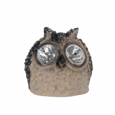 Saulės energija įkraunama sodo lempa „Pelėda“