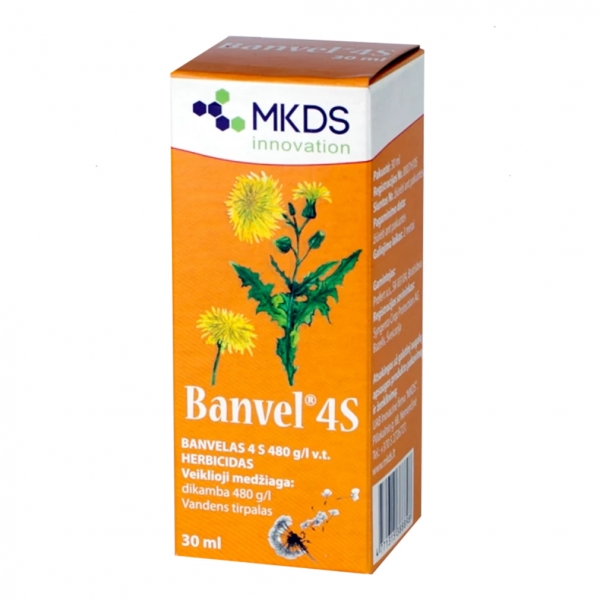 Banvel herbicidas vejoms, 30 ml